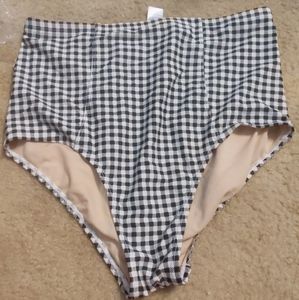 High wasted bikini bottom